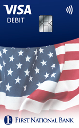 American Flag Debit Card
